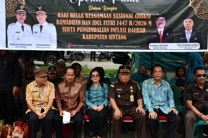 Operasi Pasar Pemkab Sintang, Sembako Dijual Lebih Murah